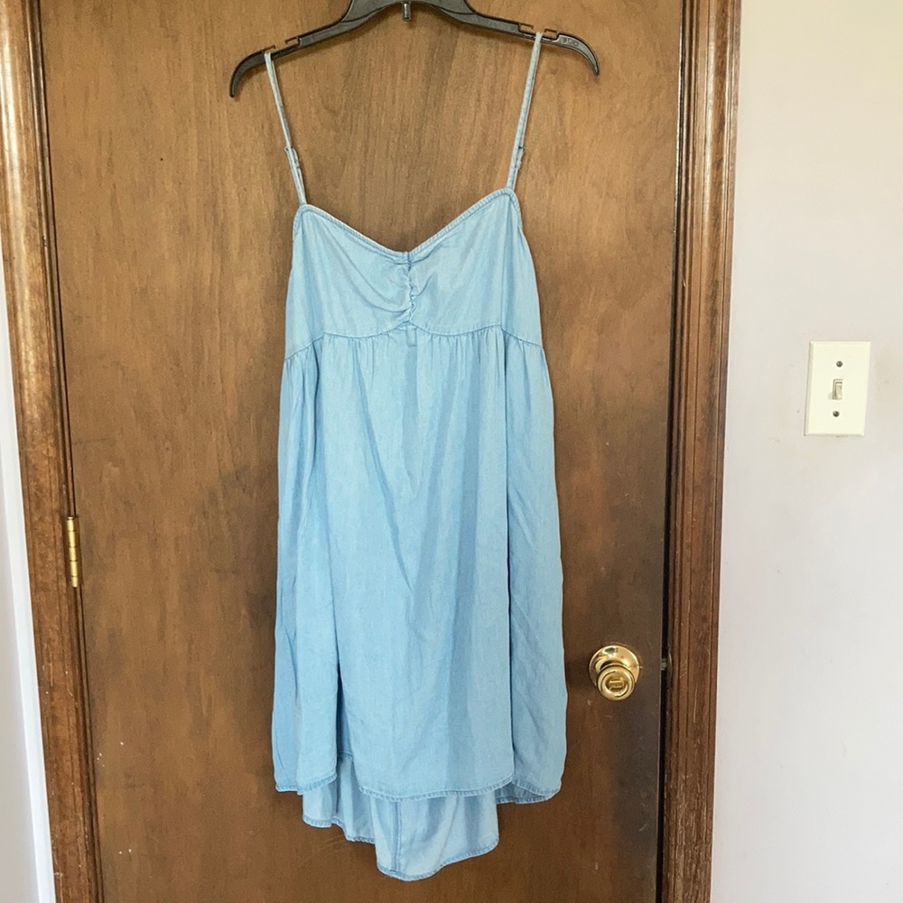 So dress cinch front babydoll mini dress lyocell boho casual XXL - Picture 5 of 15